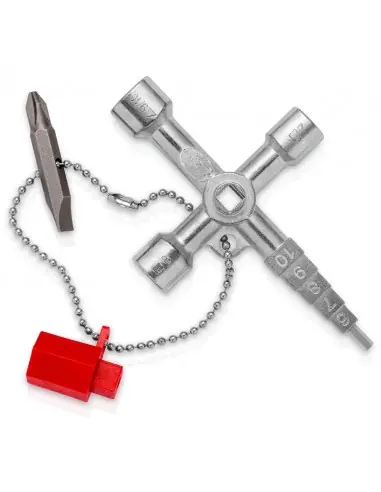 Clé pour armoires de commande Profi-Key 00 11 04 – Knipex Produit De Marque