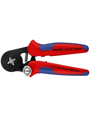Remise Pince à sertir auto-ajustable pour embouts de câble avec accès latéral 97 53 04 – Knipex