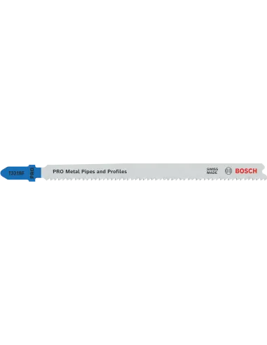 Pack de 5 Lames de scie sauteuse PRO Metal T321BF 132 mm 2608636707 - Bosch Meilleur Choix
