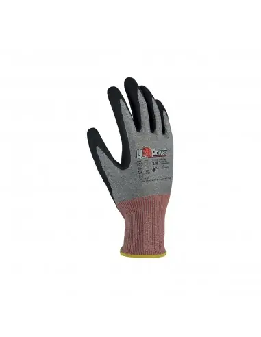 Gants de travail anti-coupure Gris/Rouge MAZURKA UG00025 - U-Power Authentique