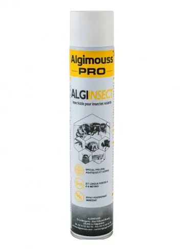 Insecticide longue portée ALGIINSECT (750 ml) 017001 – Algimouss Satisfait Ou Remboursé