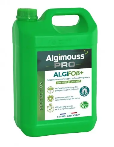 Must-Have Hydrofuge terrasse ALGIFOB+ (Bidon 5 litres) 048002 – Algimouss