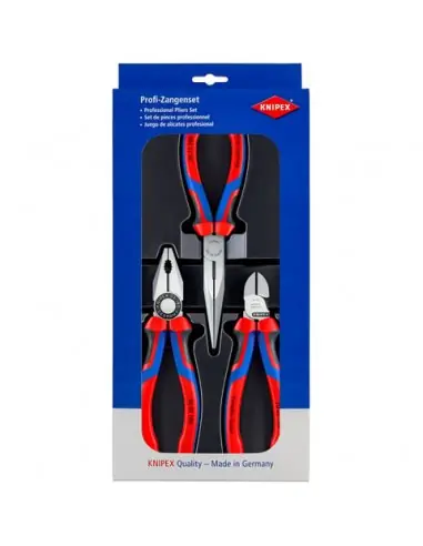 Lot de 3 pinces « Essentielles » bi-matière 00 20 11 – Knipex Meilleure Vente
