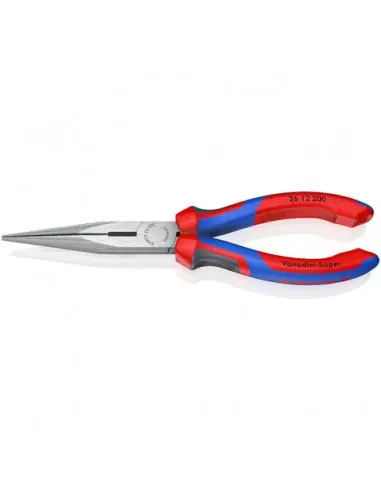 Pince à becs demi-ronds 200 mm avec tranchant 26 12 200 – Knipex Haute Qualité