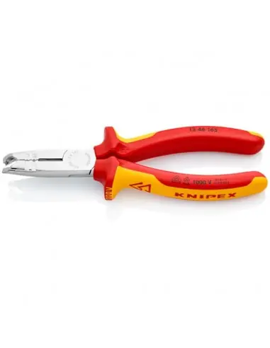 Pince à dégainer et à dénuder câbles ronds 165mm isolé 1000V 13 46 165 – Knipex Commander Vite
