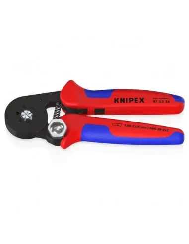 Pince à sertir automatique embouts de câble accès latéral 0,08 – 10mm² 97 53 14 – Knipex Must-Have