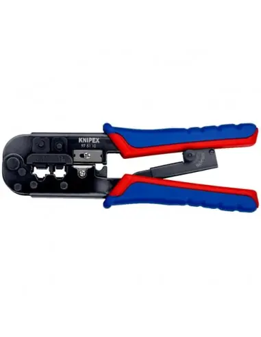 Prix Réduit Pince à sertir pour fiches Western RJ 11/12/45 97 51 10 - Knipex