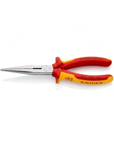 Nouvel Arrivage Pince becs demi-ronds 200 mm avec tranchant Isolée 1000V 26 16 200 – Knipex