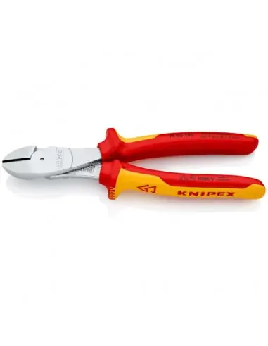 Offre Spéciale Pince coupante forte démultiplication 200 mm Bi-matière Isolée 1000V 74 06 200 – Knipex