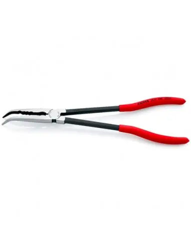 Pince de montage 280 mm coudée 45° avec profils transversaux Gainage PVC 28 81 280 – Knipex Dernier Modèle