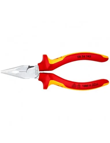 Pince universelle 145 mm avec tranchant Bi-matière Isolée 1000V 08 26 145 - Knipex Authentique