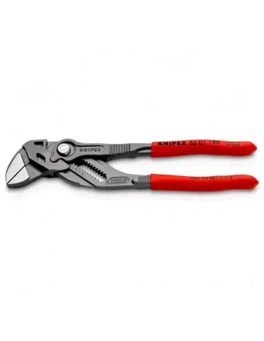 Pince-clé noire tête polie 180 mm Gainage PVC Capacité 40mm 86 01 180 - Knipex Meilleure Vente