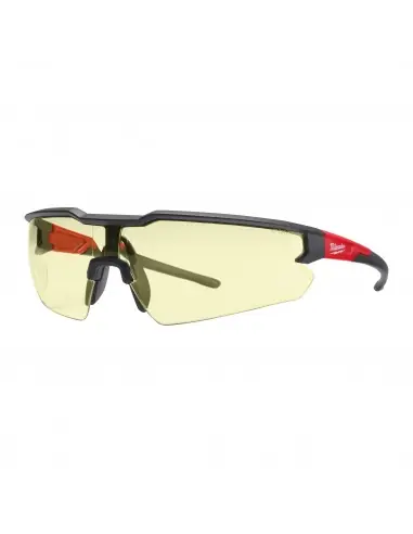 Lunettes de sécurité anti-rayures et anti-buée Jaune 4932478927 - Milwaukee Expédition Rapide