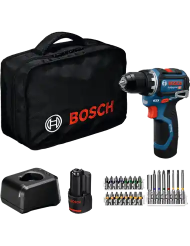 Perceuse-visseuse 12V 2Ah GSR 12V-32 + Set de 24 accessoires 06019N7006 - Bosch Paiement Sécurisé