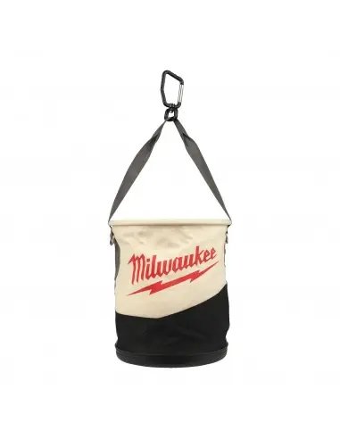 Seau utilitaire en toile avec poches de rangement 4932498657 - Milwaukee Nouveauté