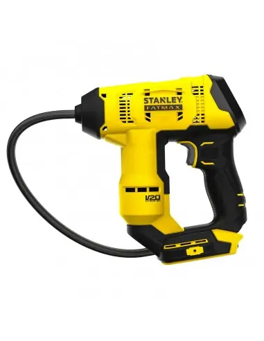 Promotion Saisonnière Gonfleur compresseur compact V20 18V (machine seule) SFMCE521B-XJ - Stanley