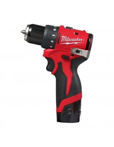 Achat Immédiat Perceuse-visseuse compacte 10 mm 12V 2Ah M12 BLDDRC-202C 4933499686 – Milwaukee