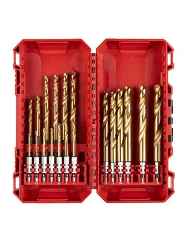 Coffret de 19 forets métaux HSS-G RED HEX 4932493866 - Milwaukee Produit De Marque