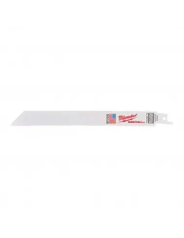 Certifié Lame scie sabre universelle bois métal plastique 200 mm (5 pièces) 48475193 - Milwaukee