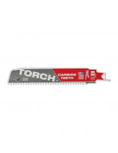 Prix Choc Lame scie sabre TCT TORCH 150 mm x 10 Tpi (1 pièce) 48475251 - Milwaukee