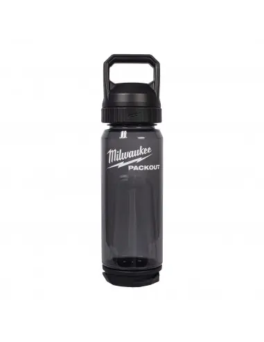 Bouteille plastique noir 740 ml PACKOUT 4932498639 - Milwaukee Pas Cher