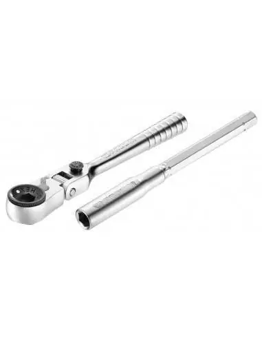 Cliquet 1/4‘‘ ultra-compact tête flexible 180° pour embouts 1/4" - R.180 - Facom Vente Directe