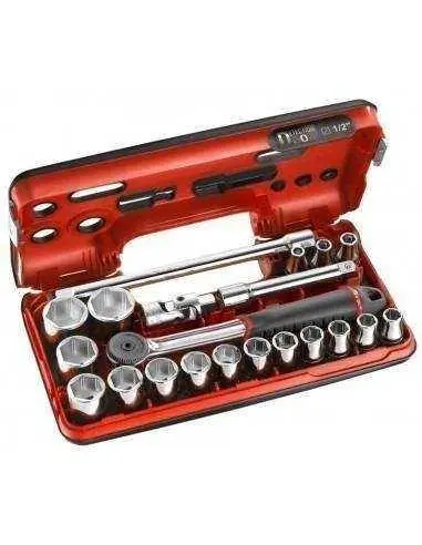 Coffret DBOX douilles 1/2" 6 pans métriques - S.161DBOX1 - S.161DBOX1 - Facom Super Prix