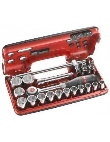 Promotion Coffret DBOX douilles 1/2" 6 pans métriques - S.360DBOX4 - S.360DBOX4 - Facom