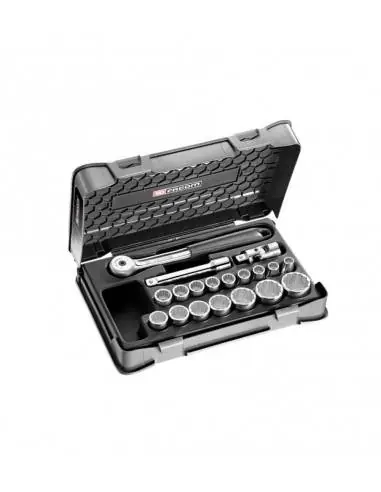 Achat Immédiat Coffret douilles 1/2" 12 pans métriques - 19 pièces - S.151-2P12 - S.151-2P12 - Facom