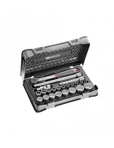 Expédié Aujourd'hui Coffret douilles 1/2" 12 pans métriques - 23 pièces - S.161-3P12 - S.161-3P12 - Facom
