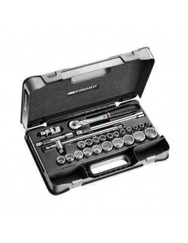 Coffret douilles 1/2" 12 pans métriques - 26 pièces - SL.171-4P12 - SL.171-4P12 - Facom Livraison Express