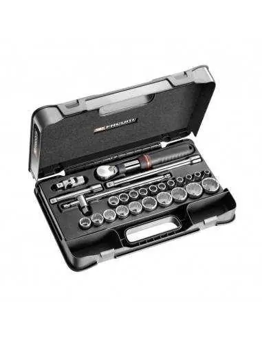 Vente Flash Coffret douilles 1/2" 12 pans métriques - 26 pièces - SXL.161-4P12 - SXL.161-4P12 - Facom