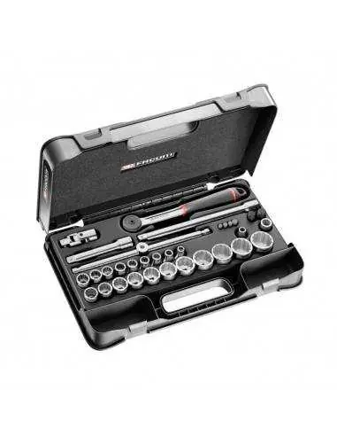 Coffret douilles 1/2" 12 pans métriques - 35 pièces - S.446ADP - S.446ADP - Facom Offre Spéciale
