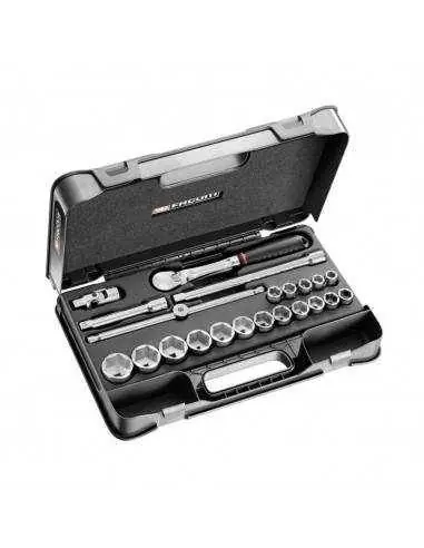Coffret douilles 1/2" 6 pans en pouces - 22 pièces - SL.161-2P6U - SL.161-2P6U - Facom Meilleur Prix