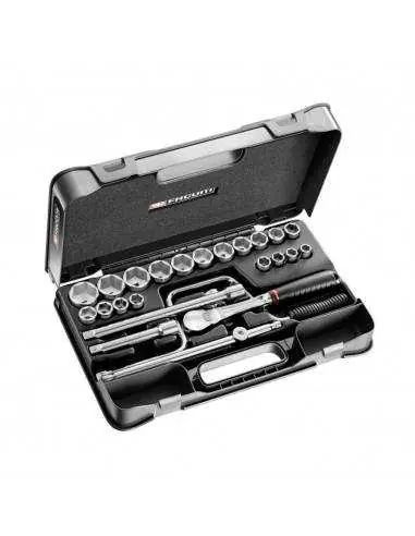 Remise Coffret douilles 1/2" 6 pans en pouces - 25 pièces - SL.161-3P6U - SL.161-3P6U - Facom