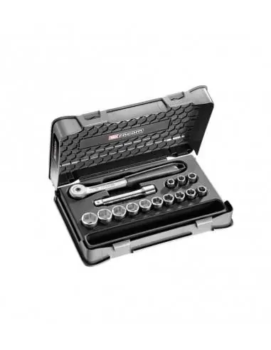 Coffret douilles 1/2" 6 pans métriques - 15 pièces - S.151-1P6 - S.151-1P6 - Facom Expédié Aujourd'hui