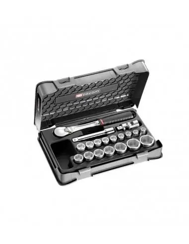Coffret douilles 1/2" 6 pans métriques - 19 pièces - SL.161-2P6 - SL.161-2P6 - Facom Remise