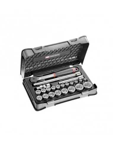 Coffret douilles 1/2" 6 pans métriques - 23 pièces - S.161-3P6 - S.161-3P6 - Facom Quantité Limitée
