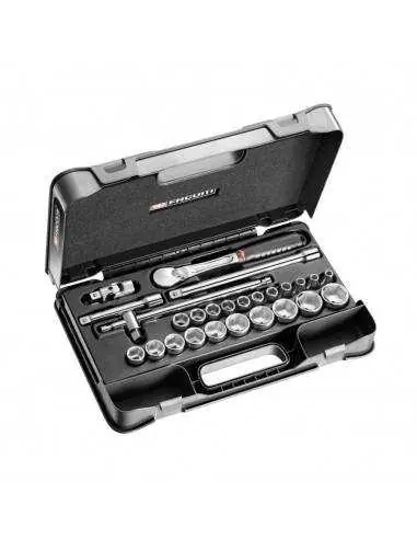 Coffret douilles 1/2" 6 pans métriques - 26 pièces - SL.161-4P6 - SL.161-4P6 - Facom Prix Bas