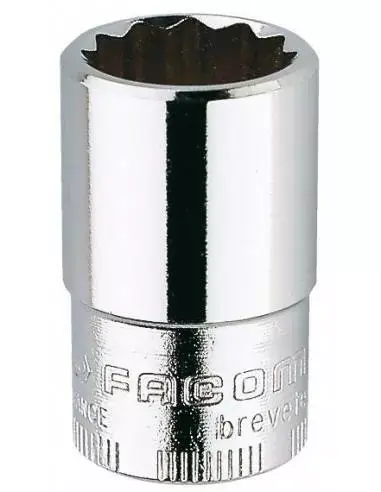 JB - Douilles 3/8" 12 pans en pouces parois fines - JB.5/16 - Facom Soldes