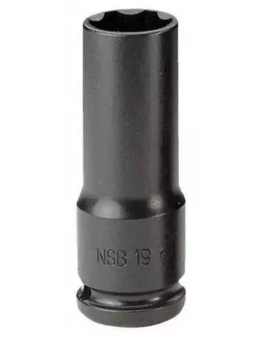 NSB - Douilles impact 1/2" longues parois fines 6 pans métriques - NSB.18 - Facom Dernière Chance
