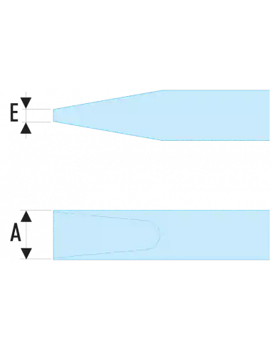 A.VE - Tournevis PROTWIST® isolés 1000 Volts pour vis à fente - A5,5X125VE - Facom Dernier Modèle
