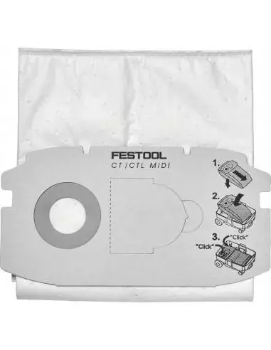 Sac filtre SELFCLEAN SC FIS-CT MIDI/5 – Festool Populaire