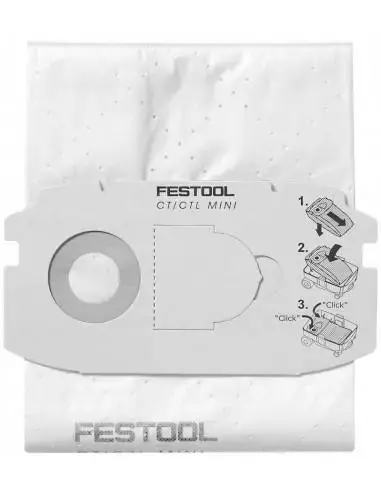 Bon Marché Sac filtre SELFCLEAN SC FIS-CT MINI/5 – Festool