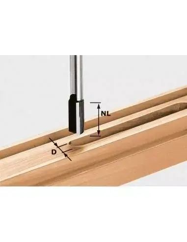 Meilleur Choix Fraise à rainurer avec queue de 12 mm HW S12 D18/45 - Festool