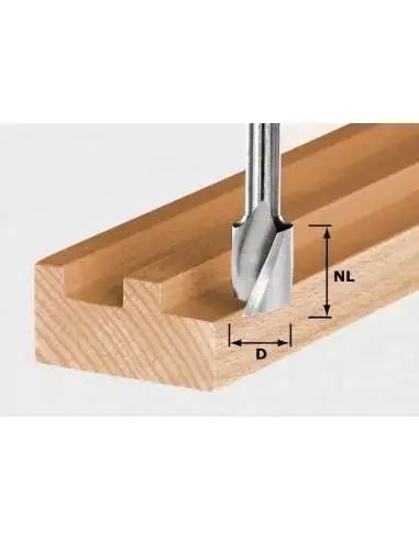 Fraise hélicoïdale avec queue de 8 mm HS Spi S8 D18/25 - Festool Marque