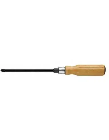 ATHH.D - Tournevis manche bois pour vis cruciformes Pozidriv® - lame avec 6 pans - ATHH.D1 - Facom Prix Choc