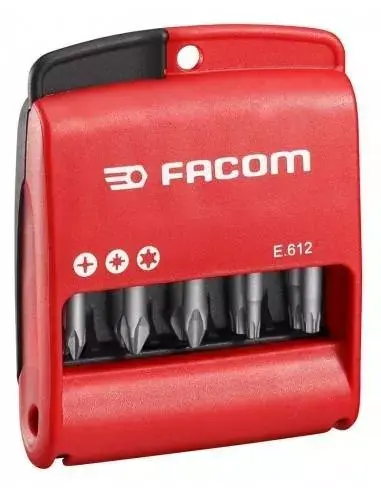 Paiement Sécurisé Jeu de 10 embouts de 50 mm de long 1/4" - série 1 - E.611 - Facom