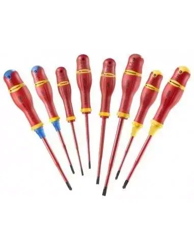 Expédié Aujourd'hui Jeu de 8 tournevis slim PROTWIST® BORNEO® pour empreintes mixtes - AB.J8TVE - Facom