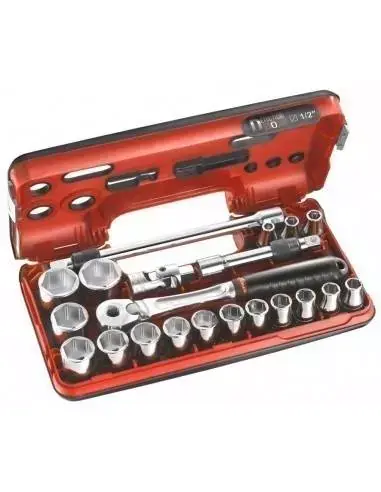 SL.DBOX500 - Coffret 1/2" Detection Box métriques - 6 pans - SL.DBOX500 - Facom Must-Have